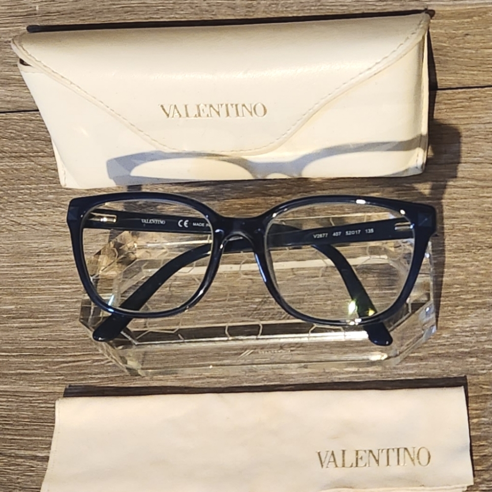 VALENTINO V2677 Gradient Blue Eyeglasses Frames 52[]17 135